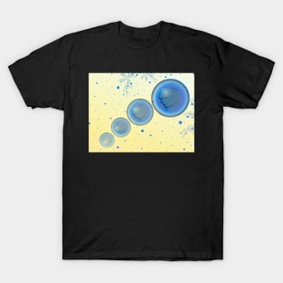 Blue planets digital art T-Shirt